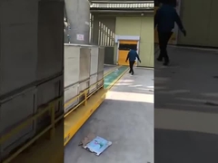 전기 RGV 평면 전송 카트 최대 10 톤 화물 전송 중량 화물 전송