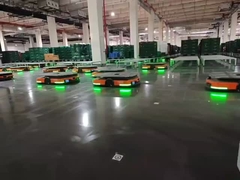 잠복한 리프팅 최대 부하 600kg AMR 창고 장비 시스템 QR 코드 시각